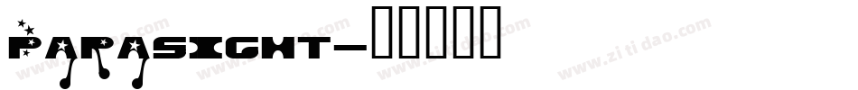 Parasight字体转换