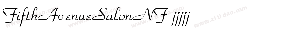 FifthAvenueSalonNF字体转换