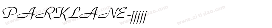 PARKLANE字体转换
