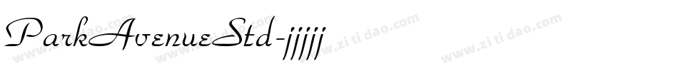 ParkAvenueStd字体转换