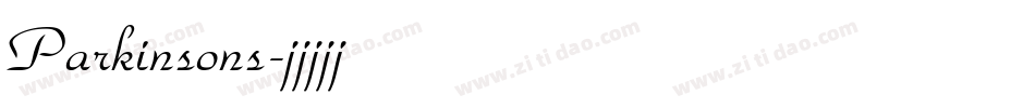Parkinsons字体转换