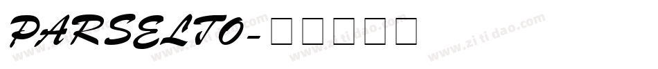 PARSELTO字体转换