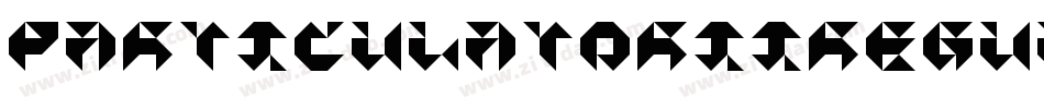 ParticulatorIiRegular-2z18字体转换