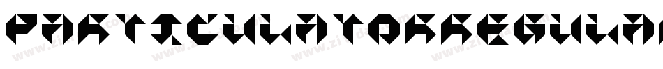 ParticulatorRegular-KD0o字体转换 ParticulatorRegular-KD0o字体转换