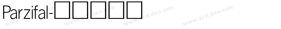 Parzifal字体转换
