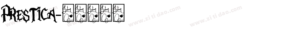 Prestica字体转换
