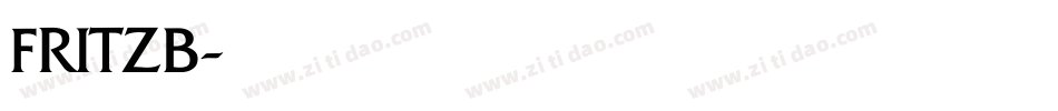 FRITZB字体转换