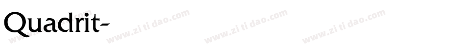 Quadrit字体转换