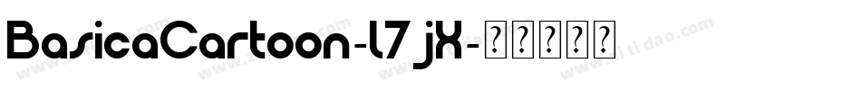 BasicaCartoon-l7jX字体转换