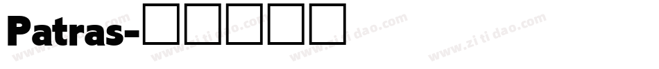 Patras字体转换
