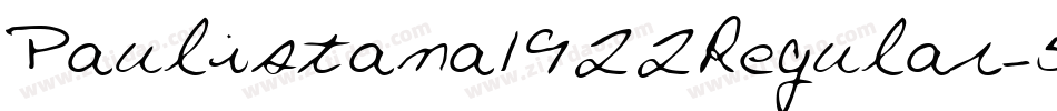 Paulistana1922Regular-5RJV字体转换