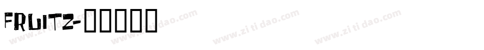 Fruitz字体转换