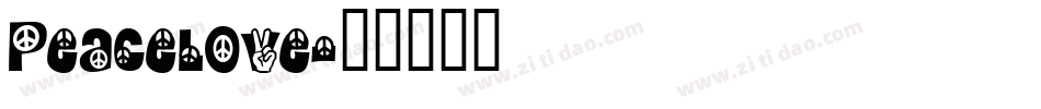 Peacelove字体转换