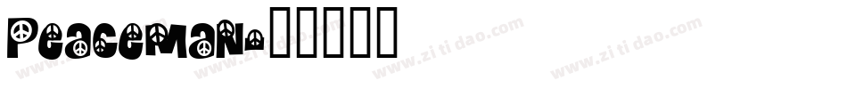 Peaceman字体转换