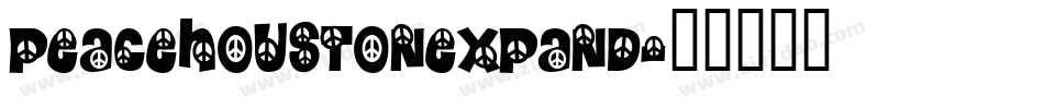 peacehoustonexpand字体转换
