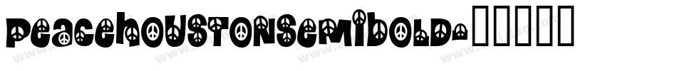 peacehoustonsemibold字体转换