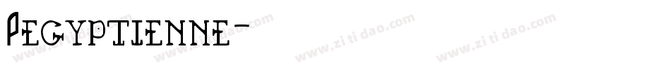 Pegyptienne字体转换