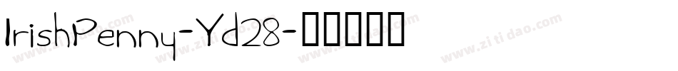 IrishPenny-Yd28字体转换