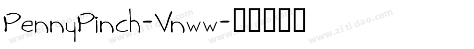 PennyPinch-Vnww字体转换