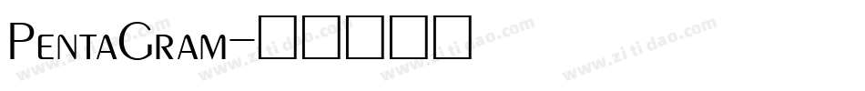 PentaGram字体转换