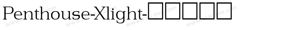 Penthouse-Xlight字体转换