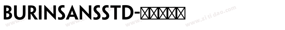 BurinSansStd字体转换