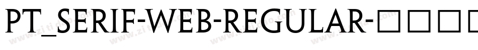 PT_Serif-Web-Regular字体转换