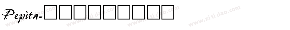 Pepita字体转换
