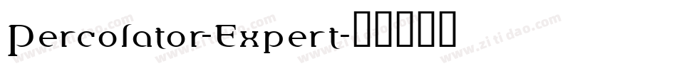 Percolator-Expert字体转换