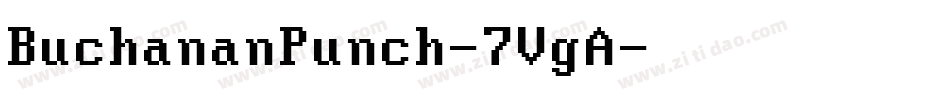 BuchananPunch-7VgA字体转换
