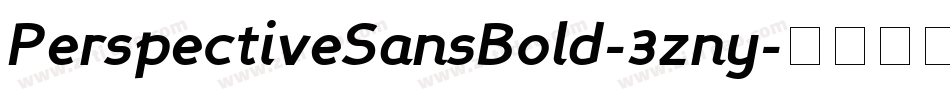PerspectiveSansBold-3zny字体转换
