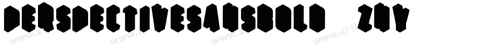 PerspectiveSansBold-3zny字体转换