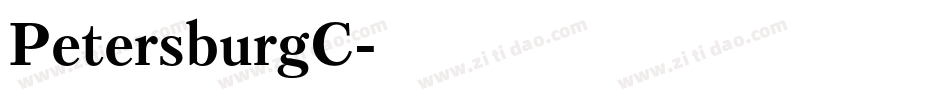 PetersburgC字体转换