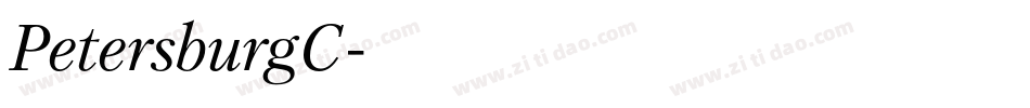 PetersburgC字体转换