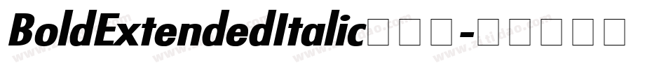 BoldExtendedItalic转换器字体转换