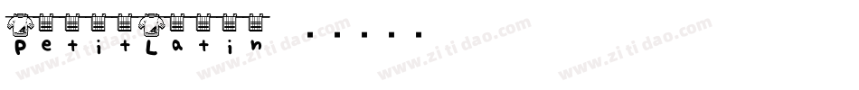 PetitLatin字体转换