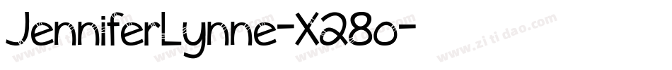 JenniferLynne-X28o字体转换