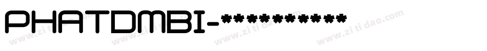 PHATDMBI字体转换