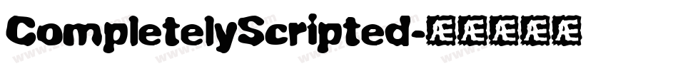 CompletelyScripted字体转换