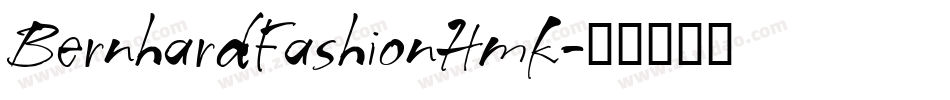 BernhardFashionHmk字体转换