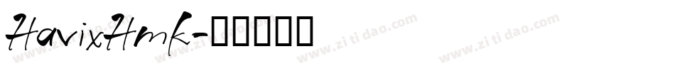HavixHmk字体转换