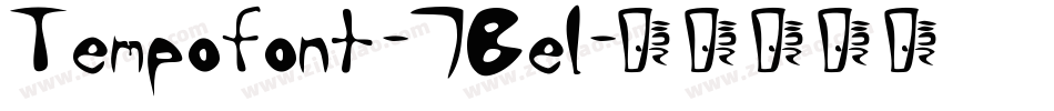 Tempofont-7Bel字体转换