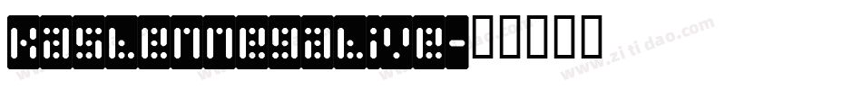 KastenNegative字体转换