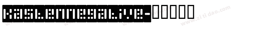 KastenNegative字体转换