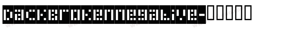 DackBrokenNegative字体转换