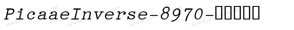 PicaaeInverse-8970字体转换