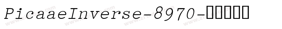 PicaaeInverse-8970字体转换
