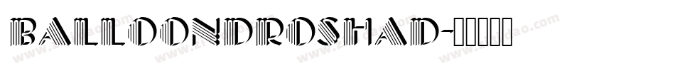 BalloonDroShaD字体转换