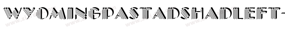 WyomingPastadShadLeft字体转换