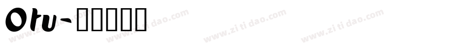 Otu字体转换